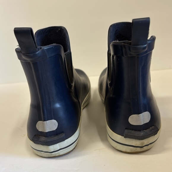 Kamik Navy Blue Shirt Pull On Rain Boots - Picture 4 of 10